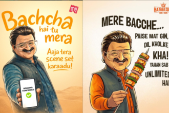 Book my show, Barbeque Nation, Pee Safe, And Wow Momo Hijack Dhurandhar Movie Character For "Baccha Hai Tu Mera" Ads awb blogs (14)