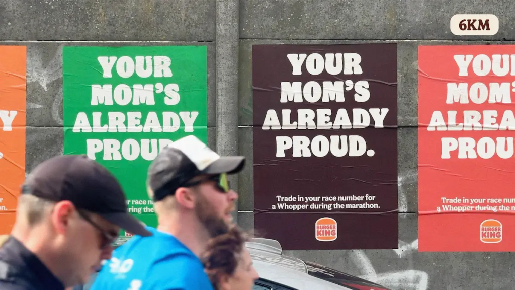 Burger king Ghent, Belgium marathon
