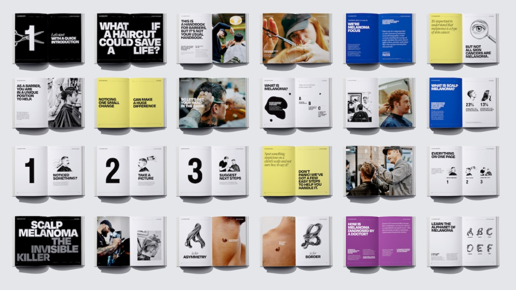 Melanoma Focus Gave UK Barbers a Handbook to Spot the Skin Cancer Their Clients Cannot See Themselves