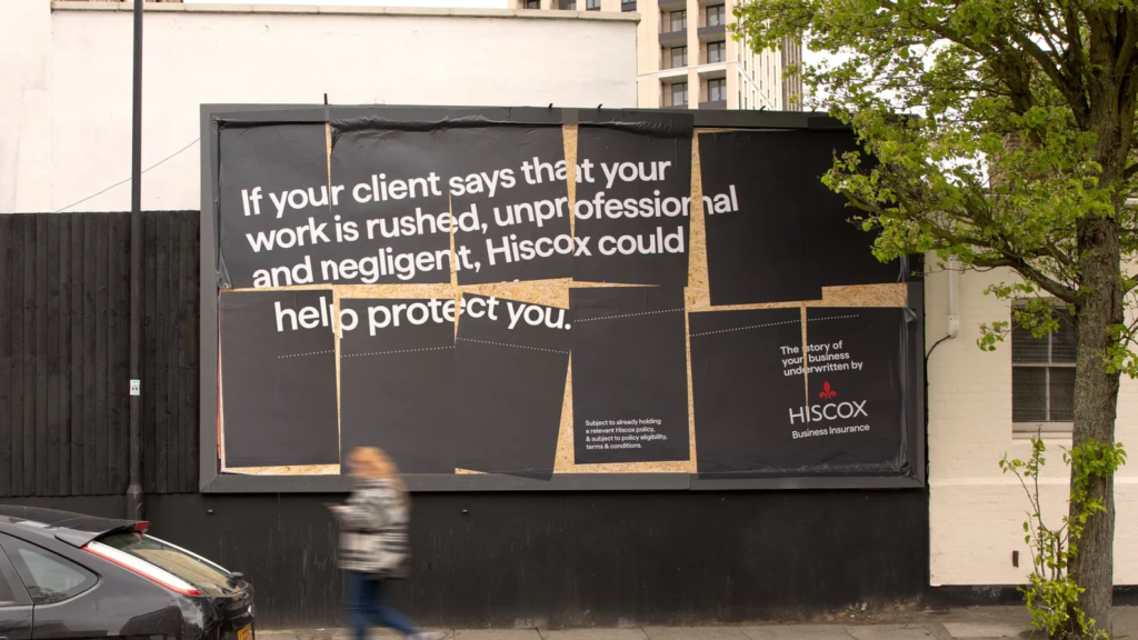 Hiscox Has Been Deliberately Vandalising Its Own Advertising