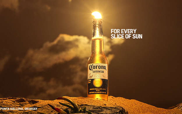 corona campaign made with solar eclipse