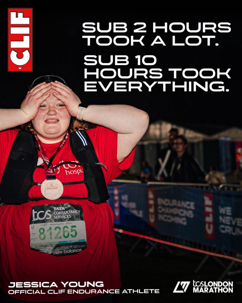 CLIF Bar celebrated the slowest London marathon runners