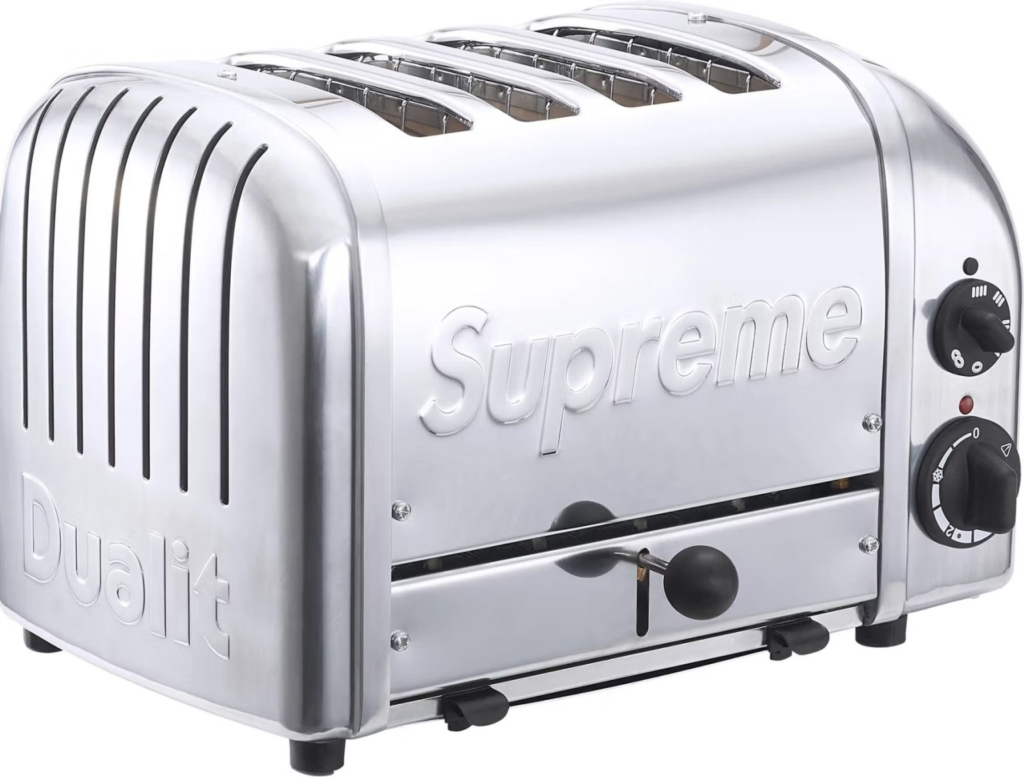 supreme slice toaster handmade in England.