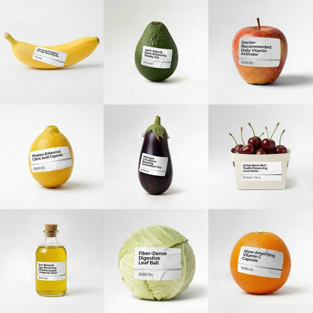 The Ordinary opened a satirical grocery store using luxury packaging and beauty industry jargon to critique inflated pricing.