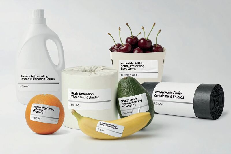 The Ordinary opened a satirical grocery store using luxury packaging and beauty industry jargon to critique inflated pricing.