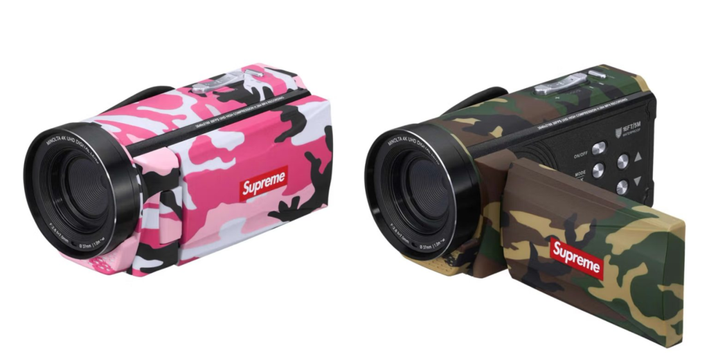 Supreme  Minolta waterproof 4K camcorder.