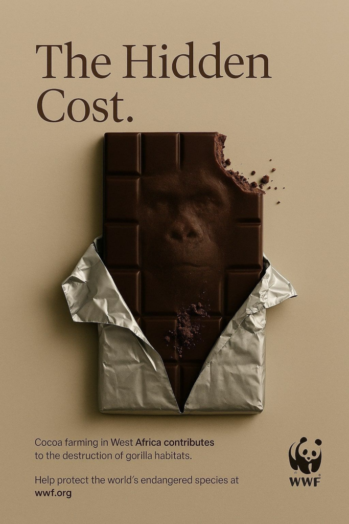 WWF made ads entirely out of chatgpt without any retouchup