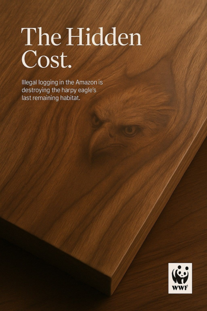 WWF made ads entirely out of chatgpt without any retouchup