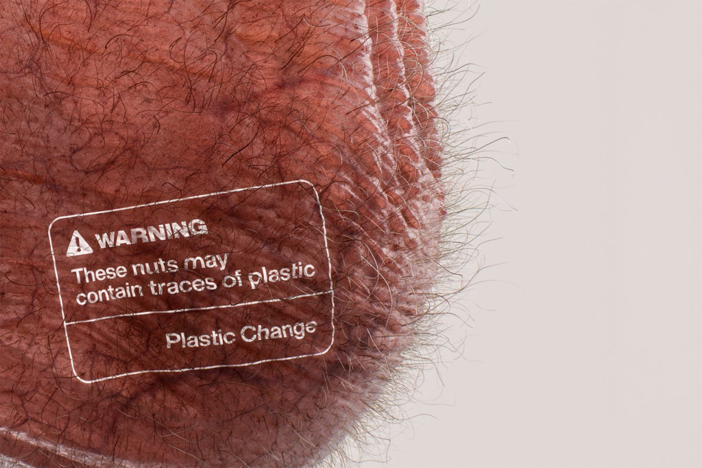"These Nuts May Contain Traces of Plastic": Danish NGO Puts Microplastics Where Men Will Finally Notice
