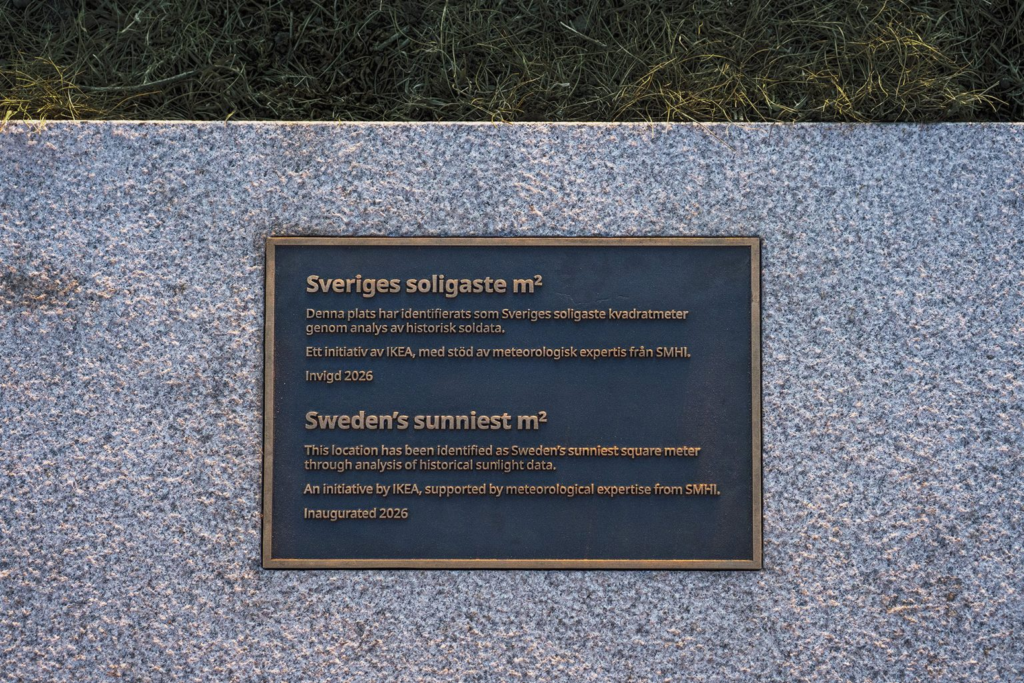 IKEA Found Sweden's Sunniest Spot and Marked It With Two Stone Chairs
