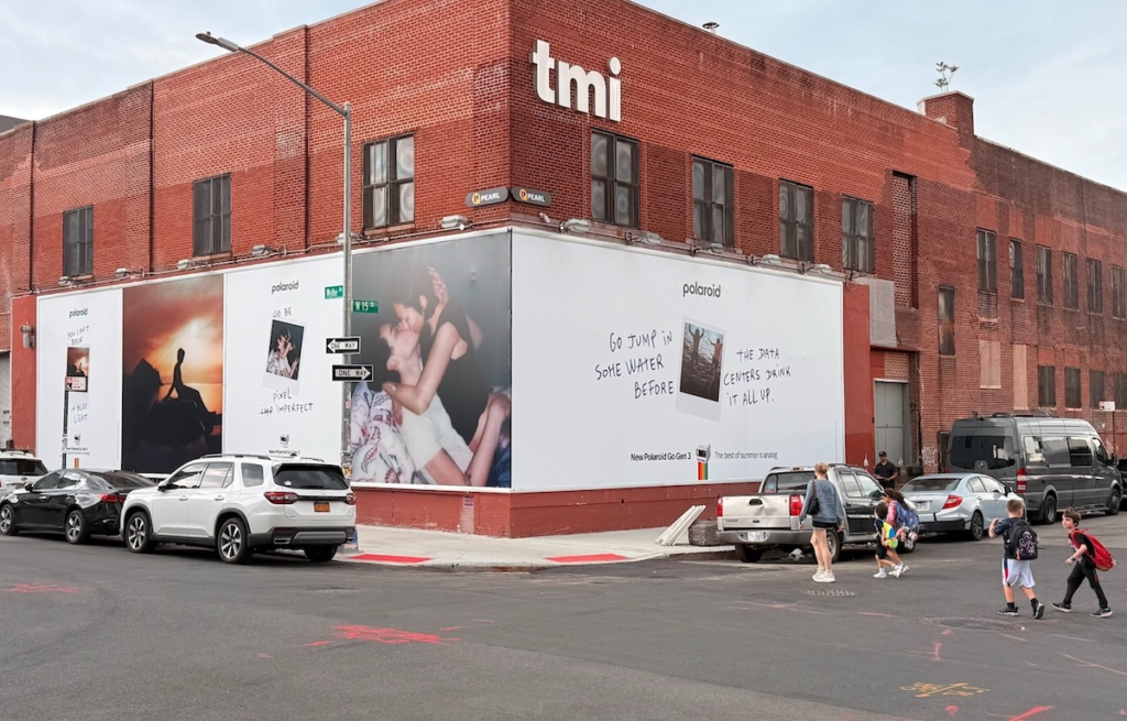 Polaroid does not run conventional advertising campaigns anymore. It runs cultural provocations, and the latest one takes direct aim at one of AI's least discussed environmental costs: water.