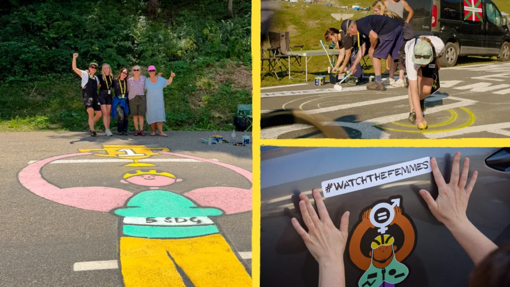 Škoda Turned the Tour de France's Penis Graffiti Problem Into a Visibility Campaign for Women's Cycling