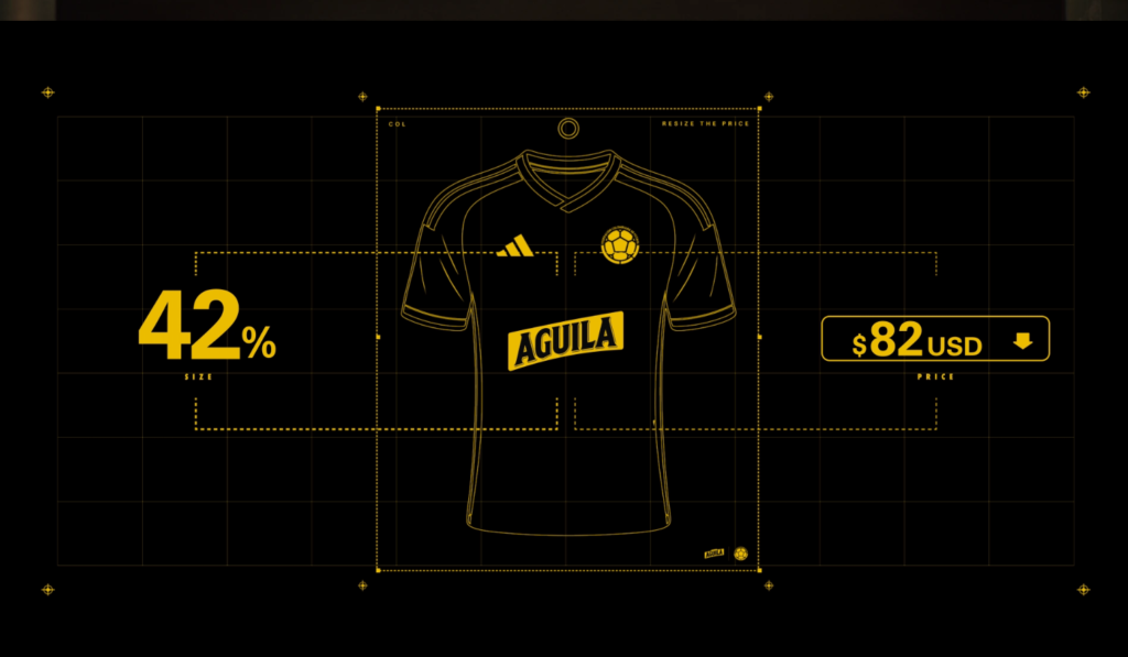 Aguila Beer Turned Its Sponsorship Logo Into a Discount Mechanism. The Bigger the Logo, the Cheaper the Jersey.