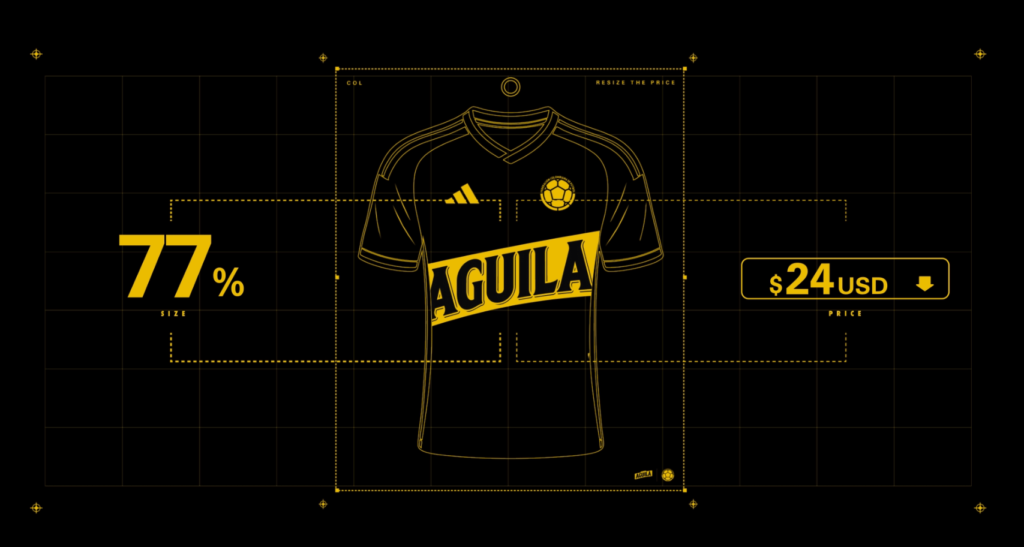 Aguila Beer Turned Its Sponsorship Logo Into a Discount Mechanism. The Bigger the Logo, the Cheaper the Jersey.