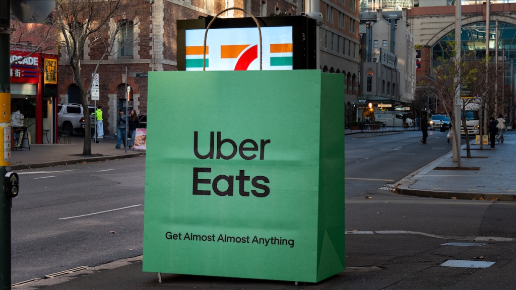 Uber Eats Didn't Put Up Its Own Billboards. It Put a Bag Over Everyone Else's. Uber Eats Didn't Put Up Its Own Billboards. It Put a Bag Over Everyone Else's.