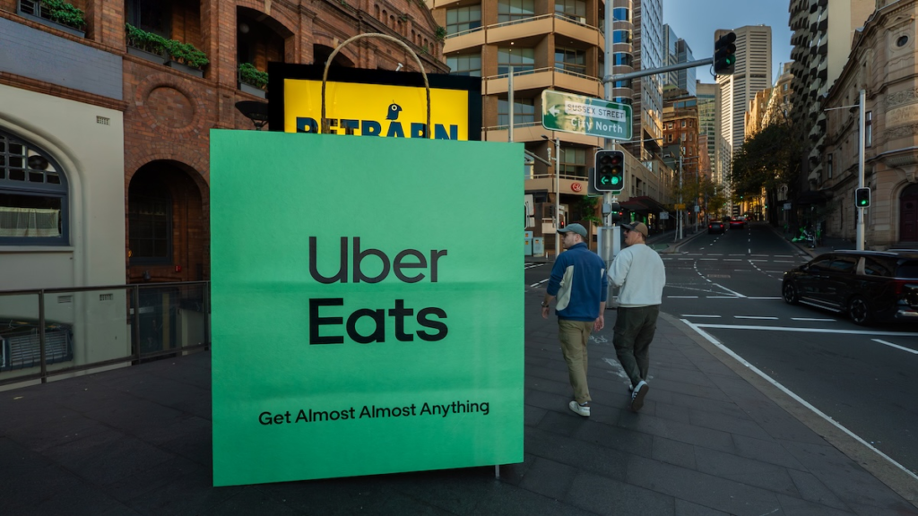 Uber Eats Didn't Put Up Its Own Billboards. It Put a Bag Over Everyone Else's. Uber Eats Didn't Put Up Its Own Billboards. It Put a Bag Over Everyone Else's.