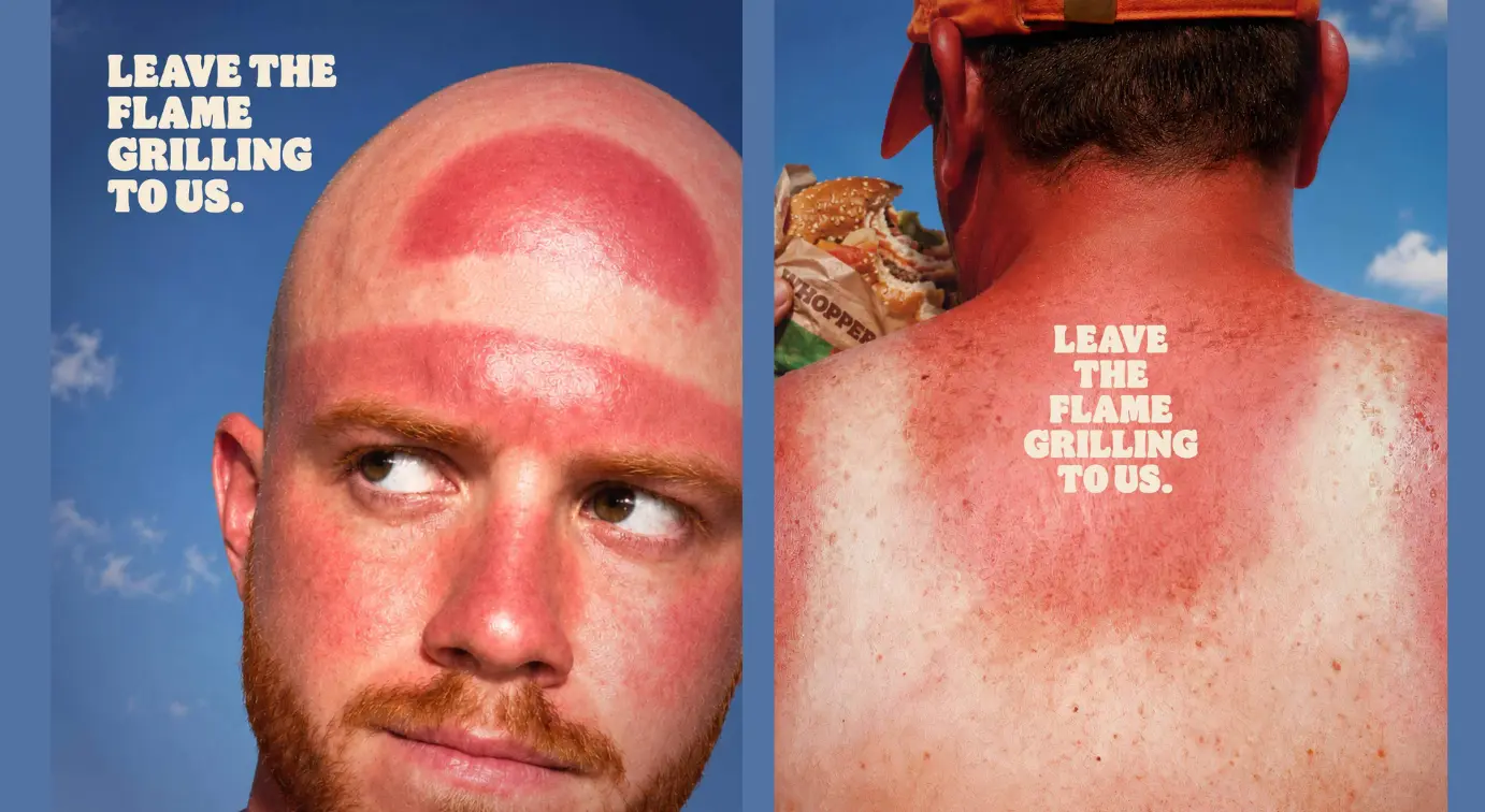 burger king leave flaming grill to us