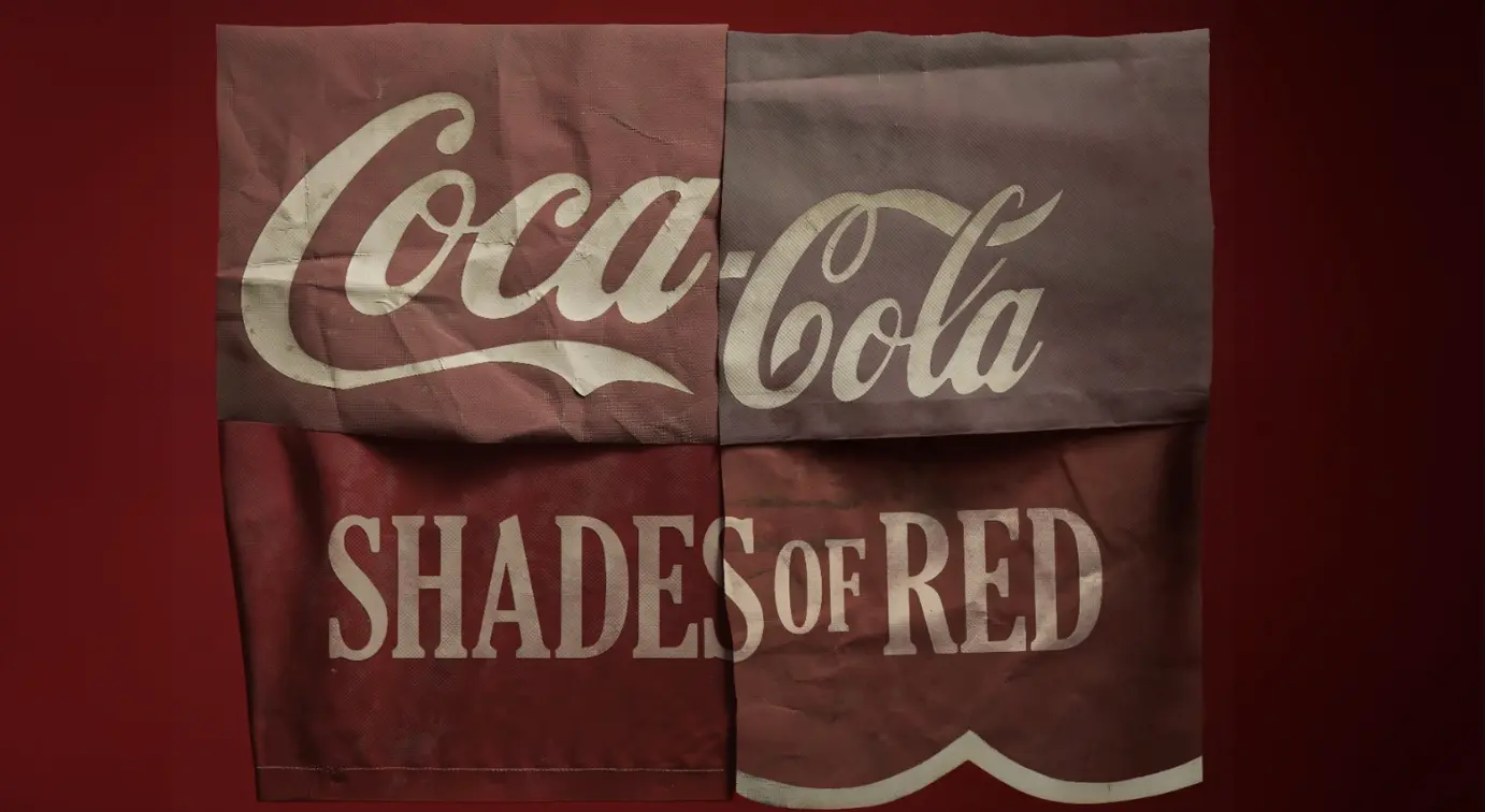 coca cola shades of red