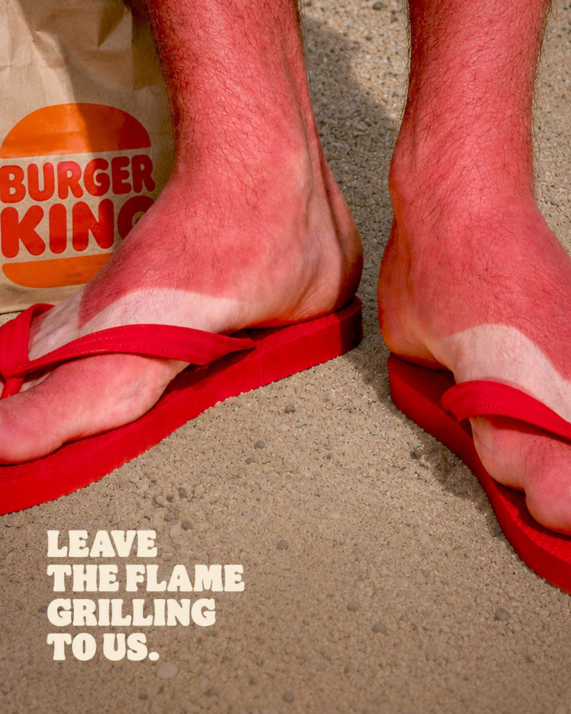 Burger King Belgium Saw Your Sunburn and Called It Flame Grilled
