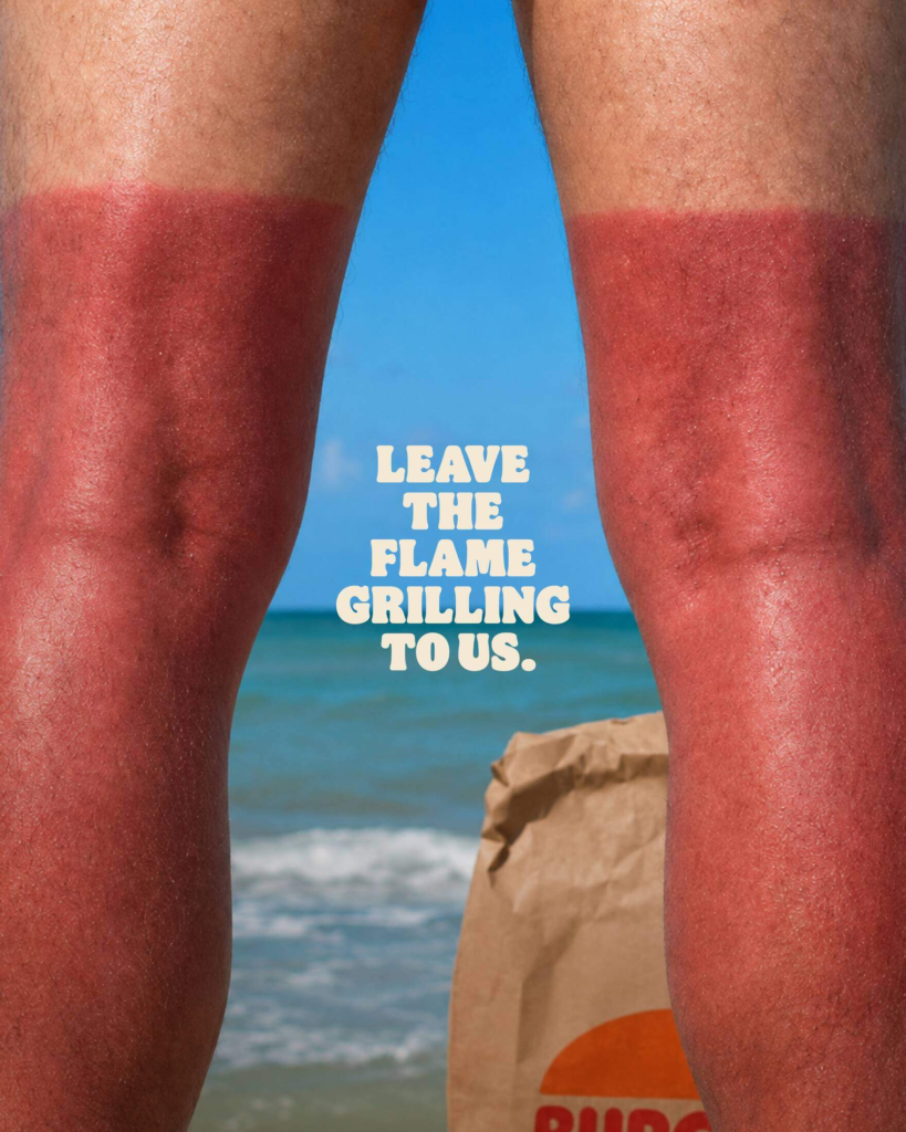 Burger King Belgium Saw Your Sunburn and Called It Flame Grilled