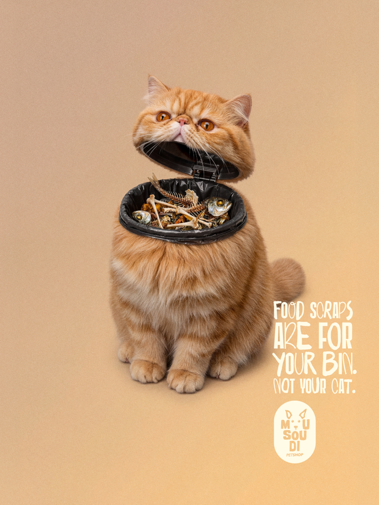 Ogilvy Greece Turned Pets Into Bins to Stop Their Owners Treating Them Like One
