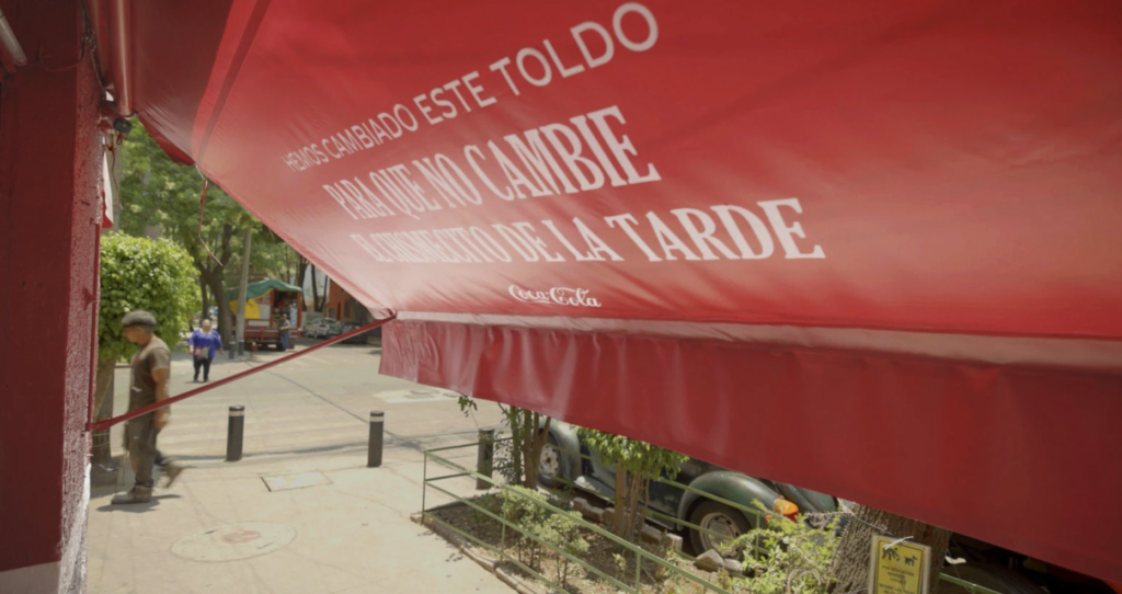 Coca-Cola Revived 12,700 Faded Awnings Across Mexico. Each One Was Already Its Advertising.