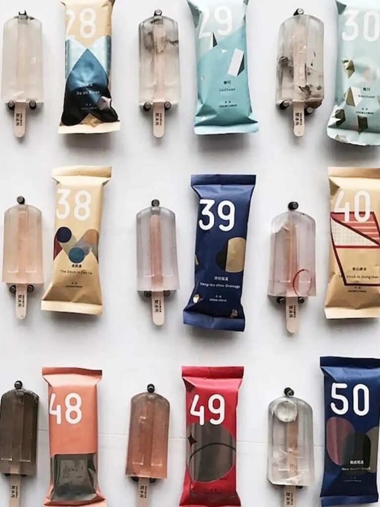 “100% polluted water popsicles” was created in 2017 by taiwanese design students hung i chen, gu (3)