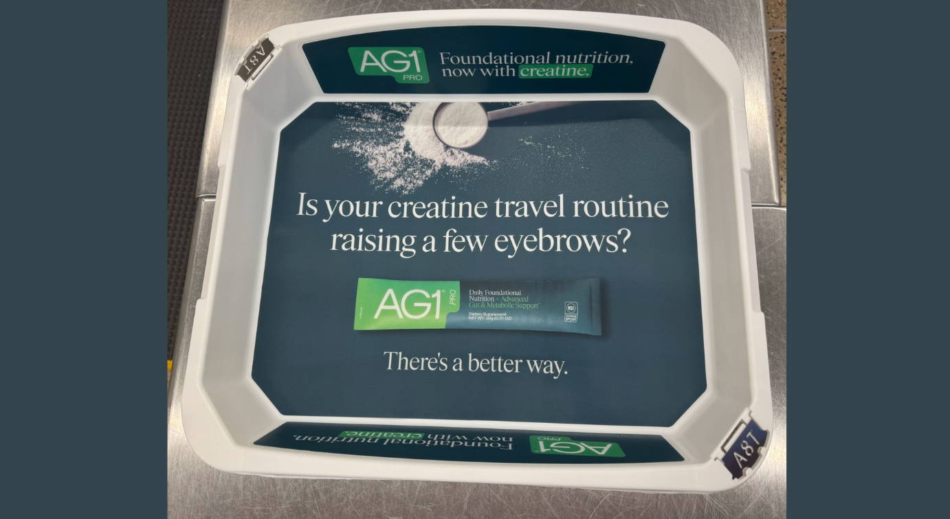 AG1 Put Its Ad Inside the Airport Security Tray. Where Loose Creatine Becomes a Problem awb new website banner (1382 x 756 px) (45)