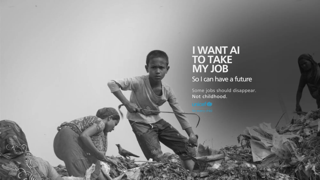 UNICEF Took the Most Common AI Fear and Gave It to the One Person Who Actually Means It