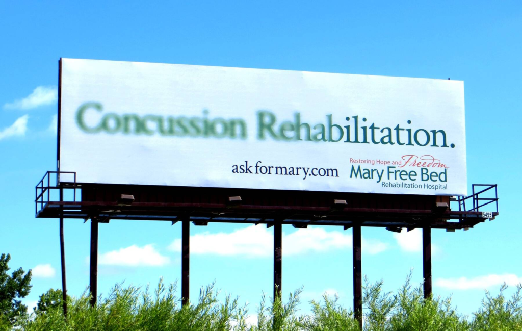 Mary Free Bed Built Billboards That Looked Like the Conditions They Were Treating
