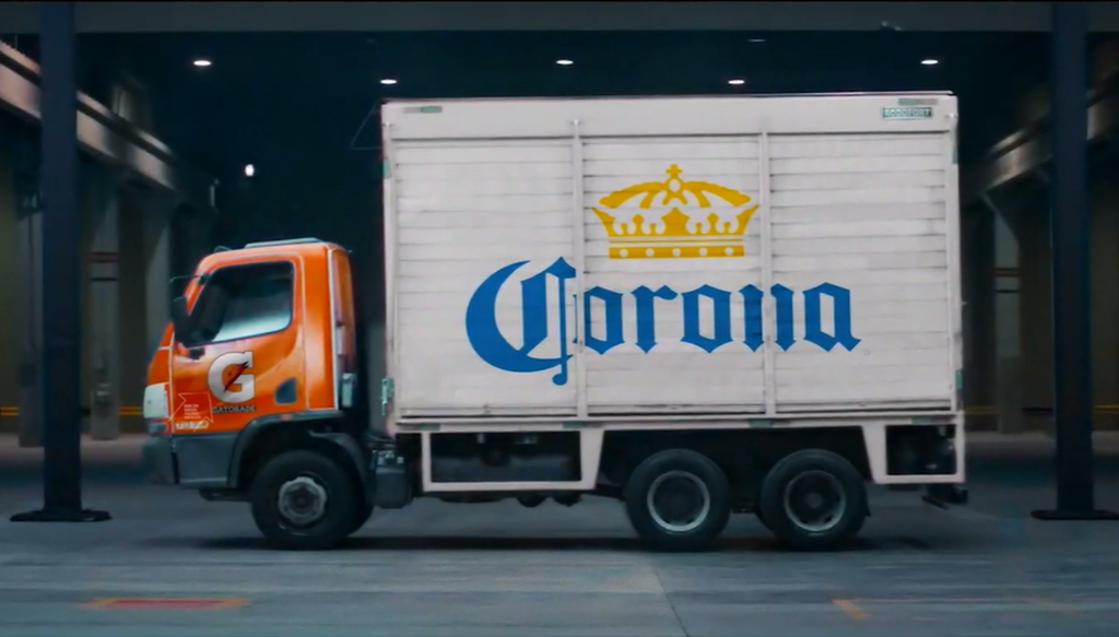 Ambev's Beer Trucks Carry Alcohol in the Back. The Driver's Cabin Advertises What They Can Actually Drink.