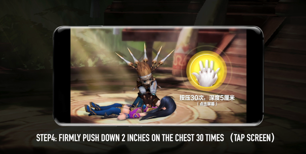 Samsung Hacked China's Biggest Game to Teach Gamers CPR. Three Million Players Learned It in Two Weeks.