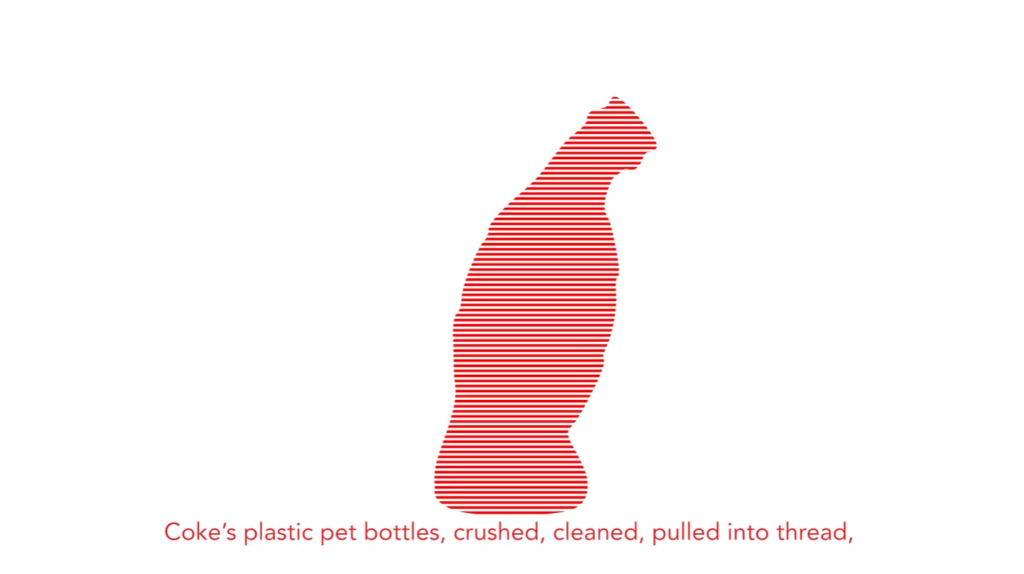 Coca-Cola melted its plastic bottles into yarn, wove them into a Laal Paar saree for Durga Puja laalpar saree1
