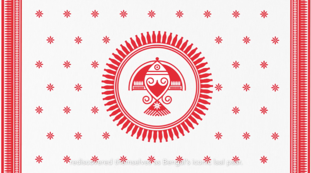 Coca-Cola melted its plastic bottles into yarn, wove them into a Laal Paar saree for Durga Puja Coca-Cola Melted Its Plastic Bottles Into Yarn and Wove Them Into a Laal Paar Saree for Durga Puja