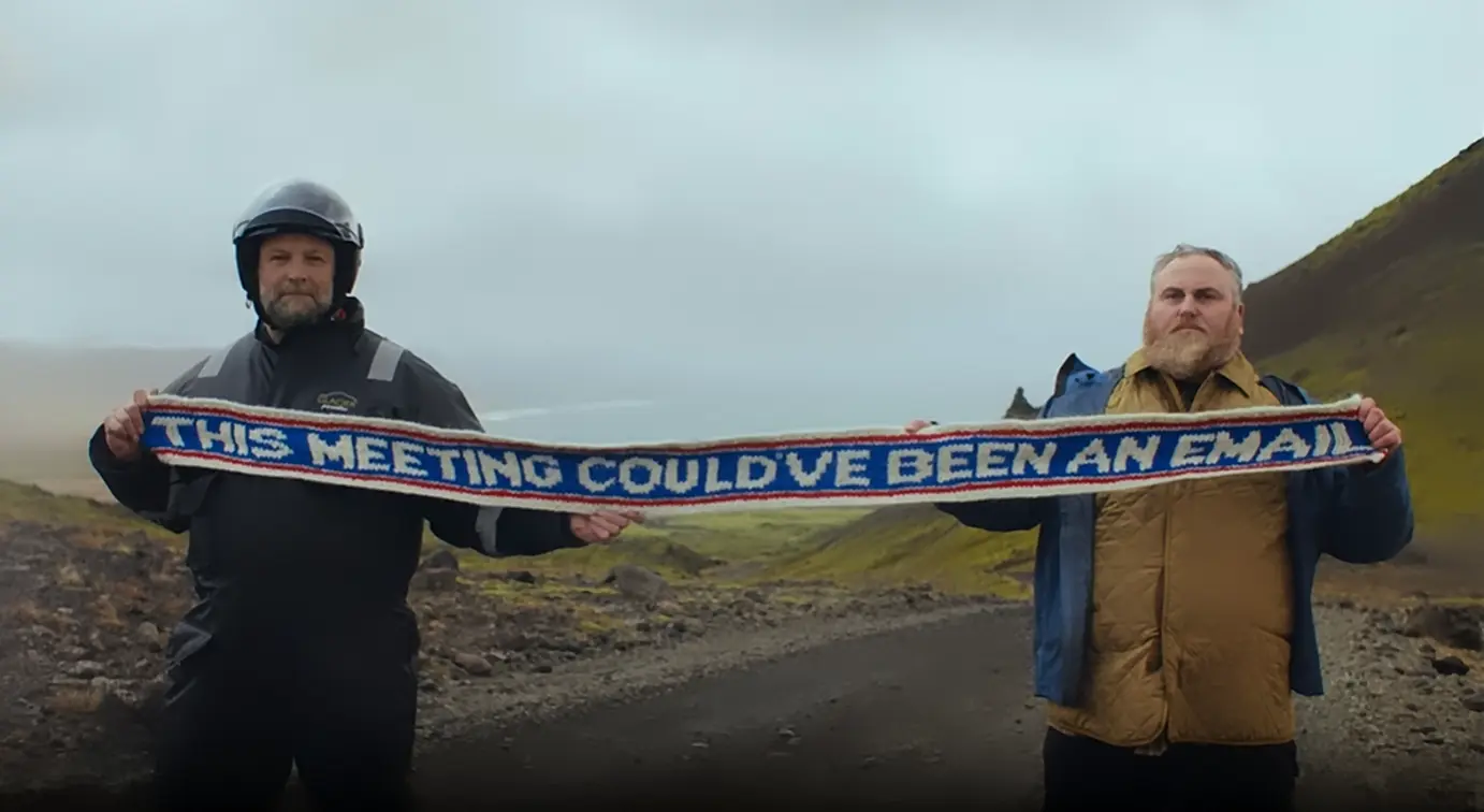 Visit Iceland will send real knitter to your boring meeting & knit you the summary awb new website banner (1382 x 756 px) 2026 10 31t131334.855