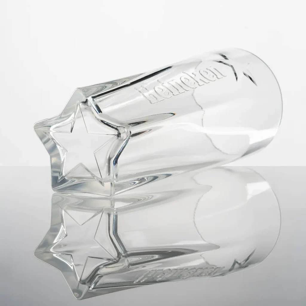 Heineken Redesigned Its Glass So That Every Time You Lift It, the Star Stays Behind on the Table