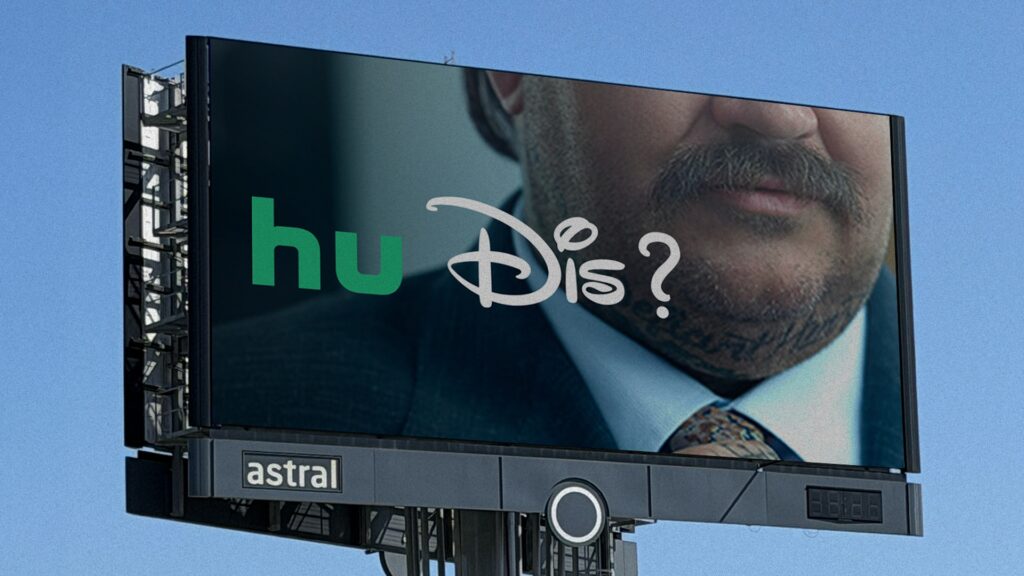 Disney and Hulu Cut Their Logos in Half, Combined the Pieces, and Asked Canada "Hu Dis?"