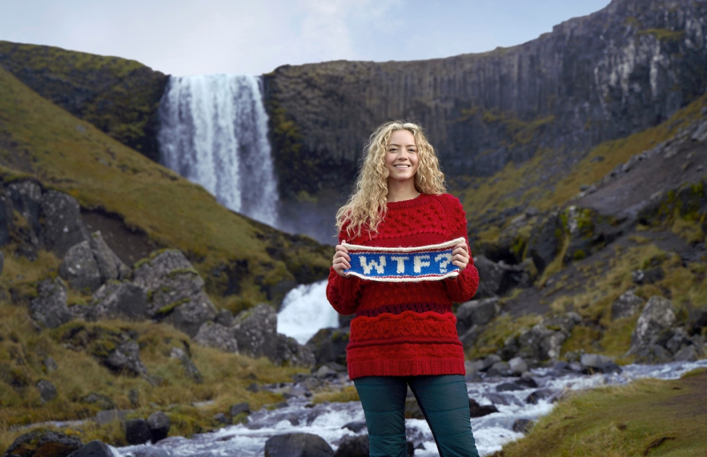 Visit Iceland will send real knitter to your boring meeting & knit you the summary Visit Iceland will send real knitter to your boring meeting & knit you the summary