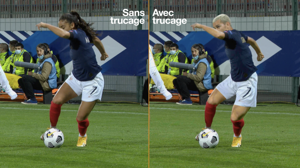 Orange France-made football fans cheer for Mbappé. It was Women's football .Orange France Made Football Fans Cheer for Kylian Mbappé. Then Told Them It Was Actually Women’s Football.