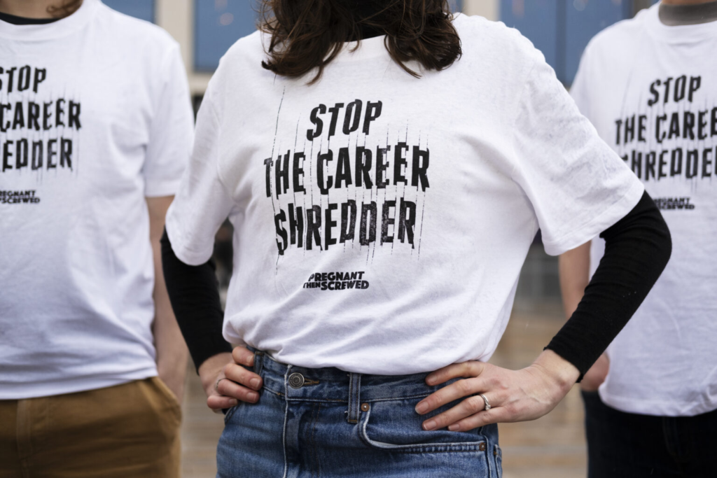 career shredder shreds moms' CVs to highlight motherhood penalty on career