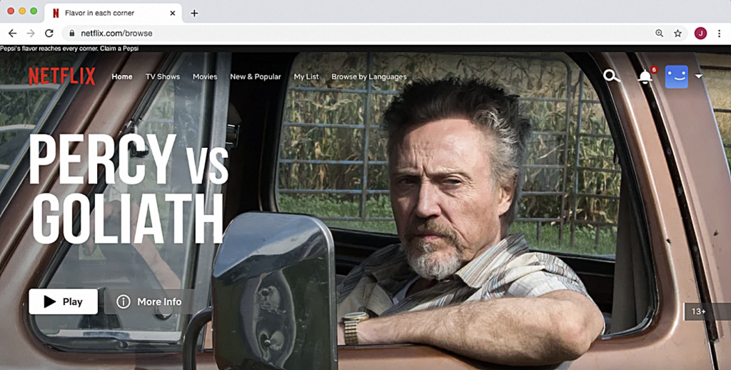 pepsi on netflix site enhanced